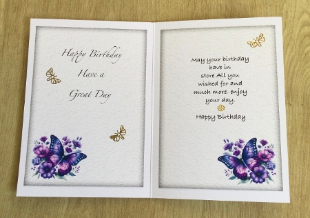 Matching insert sheet for the design sheet - Happy Retirement 1 by Honorscard Appleby