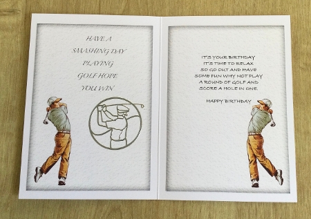 Matching insert sheet for the design sheet - Happy Retirement 4 by Honorscard Appleby