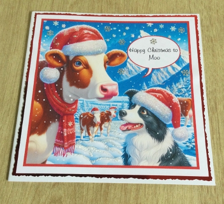 merry christmas to  moo2 by Honorscard Appleby
