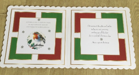 framed robin 3 insert by Honorscard Appleby