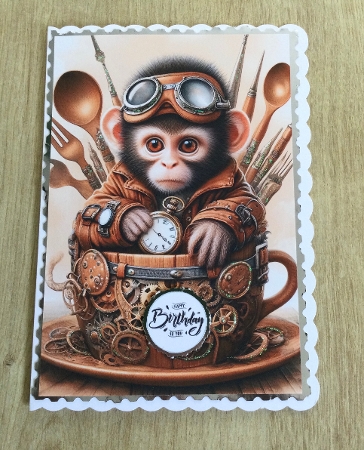 EW A4 Monkey 01 by Honorscard Appleby