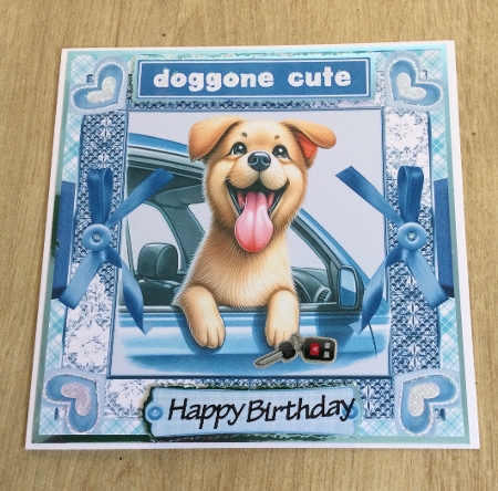 cup1384477_2246 - 7X 7 CARD FRONT: DOGGONE CUTE