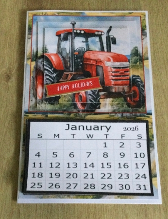 Farm Tractor by Honorscard Appleby