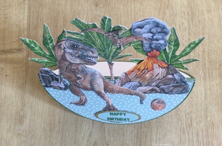 JURASSIC ROCKER CARD  by Honorscard Appleby