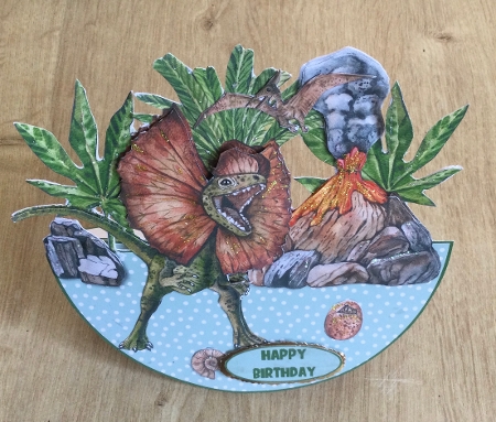 JURASSIC ROCKER CARD  by Honorscard Appleby