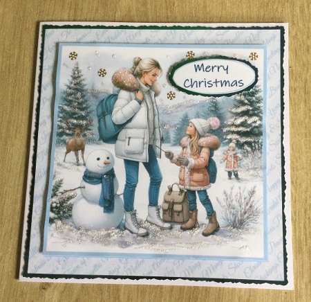 snowy christmas /birthday 3 by Honorscard Appleby