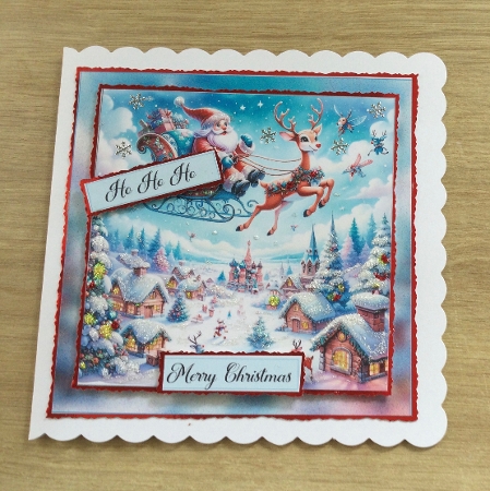 HO HO HO Topper by Honorscard Appleby