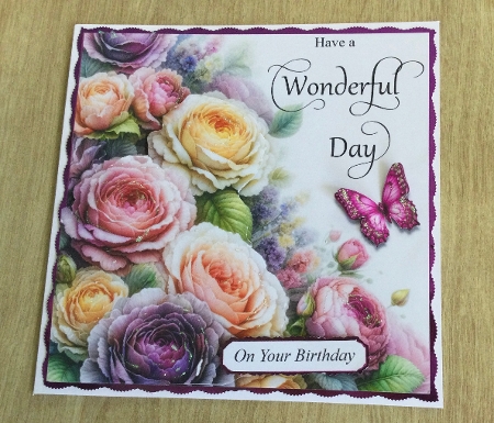 Wonderful Cabbage Roses by Honorscard Appleby