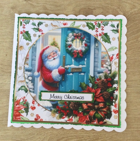 delightful  Christmas santa one by Honorscard Appleby
