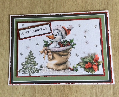 Merry Goose-mas Quick Card Kit-5 by Honorscard Appleby