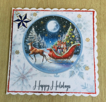 Card Topper - Christmas Card by Honorscard Appleby