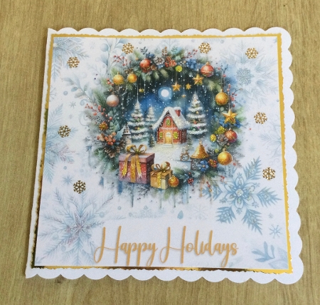 Card Topper - Christmas Card by Honorscard Appleby