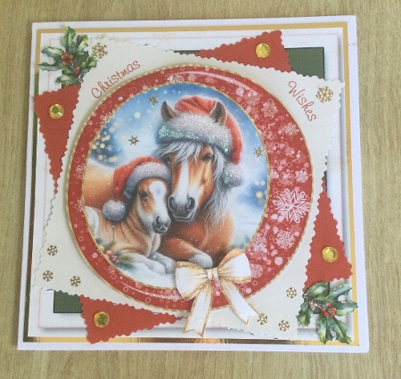Farmyard Christmas cuddles 3 by Honorscard Appleby