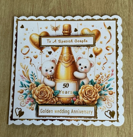 golden wedding anniversary by Honorscard Appleby