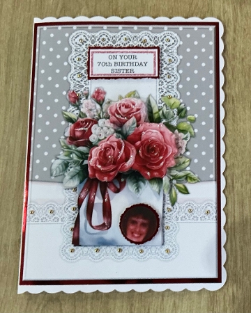 Quick Card Mixed Roses by Honorscard Appleby