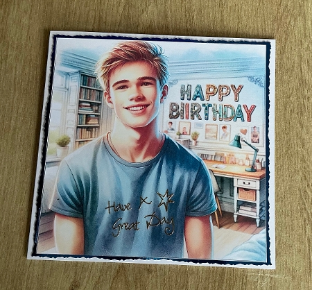 Birthday boy - CARD FRONTS- REQUESTED by Honorscard Appleby