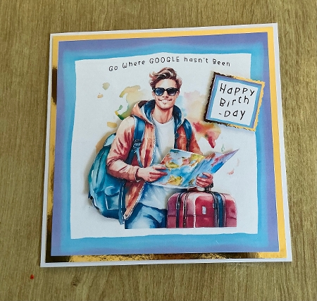 Go Where Google Hasnt Been - Decoupage by Honorscard Appleby