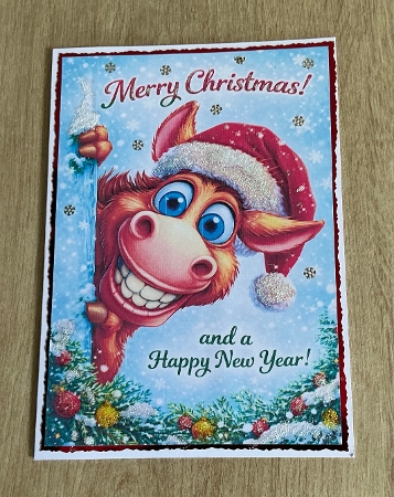 christmas donkey by Honorscard Appleby
