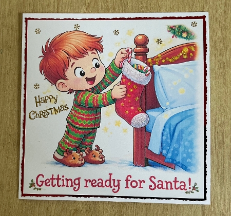 getting ready for santa by Honorscard Appleby