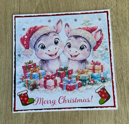 two donkeys by Honorscard Appleby