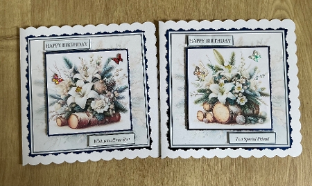Minikit White Winter Arrangement by Honorscard Appleby
