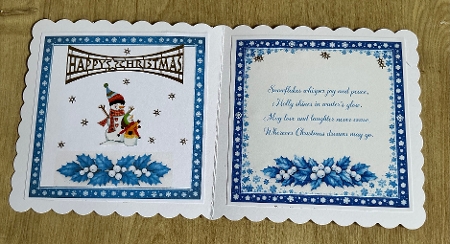 blue christmas 1 by Honorscard Appleby