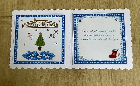 blue christmas 2 by Honorscard Appleby