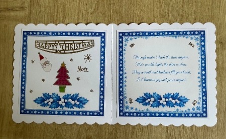 blue christmas 3 by Honorscard Appleby
