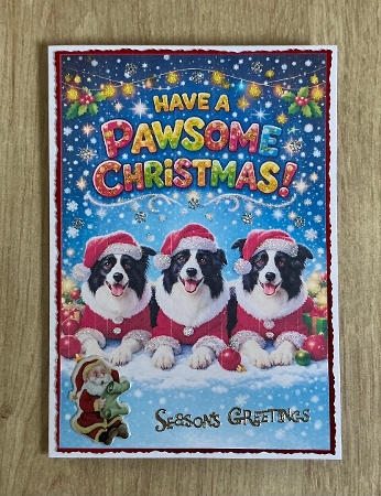 pawsome christmas by Honorscard Appleby