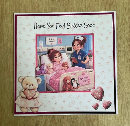 Feel Better Soon Girl by Honorscard Appleby
