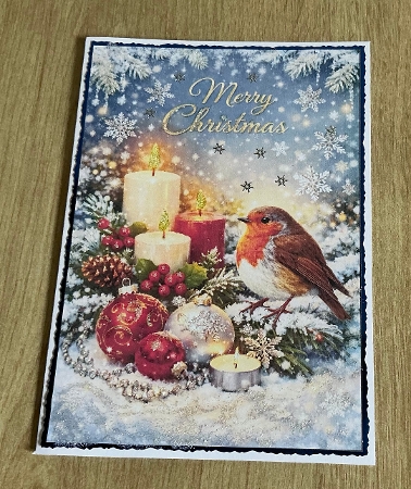 Christmas Robin by Honorscard Appleby