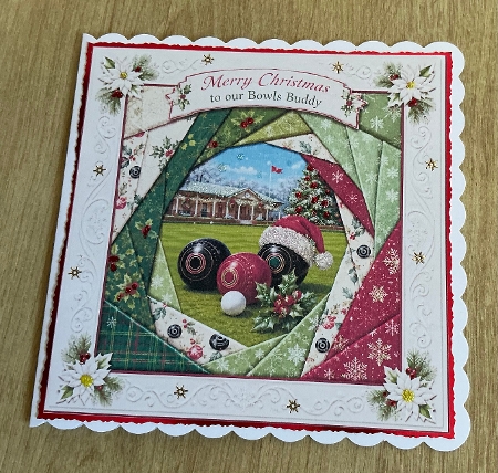 bowls buddy christmas faux iris folding by Honorscard Appleby
