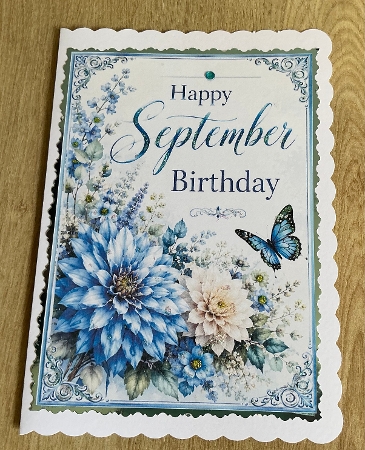 september birthday floral by Honorscard Appleby