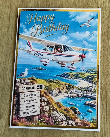 flying birthday by Honorscard Appleby