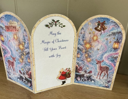 The Magic of Christmas Z-Fold Quick Card by Honorscard Appleby