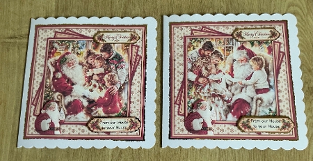 Santas Magical Visit - Mini Kit 6x6 by Honorscard Appleby