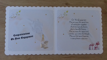 Ring in a Rose Insert by Honorscard Appleby