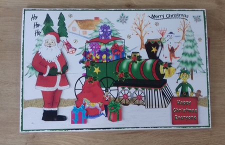 Chuff Chuff for Christmas by Honorscard Appleby