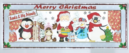 Having Fun at Christmas Large Dl Card Front by Honorscard Appleby