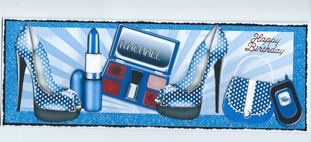 Everything a Girl Needs! Blue Shoes , Makeup in Funky Dl by Honorscard Appleby