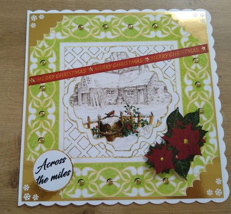 6x6 Christmas Insert or Blank Card Front 1 by Honorscard Appleby