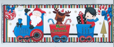 Were Off on Our Journey, the Blue Santa Train Dl by Honorscard Appleby