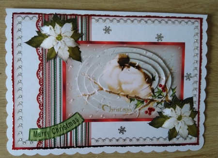 Christmas Love Birds Pyramid by Honorscard Appleby