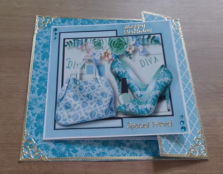 Aqua Teal Shell Paper Pack by Honorscard Appleby