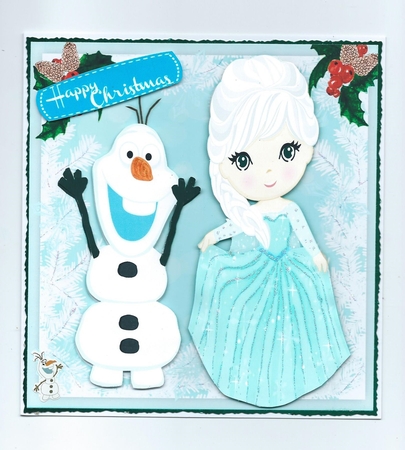 Beautiful Elsa and Olaf  by Honorscard Appleby
