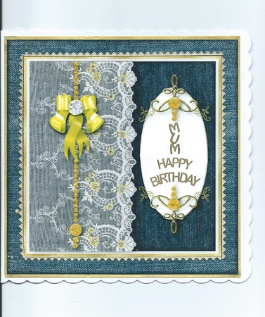 Chic Denim Card Topper 2 by Honorscard Appleby