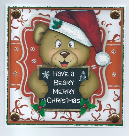 Have a Beary Merry Christmas 4  by Honorscard Appleby