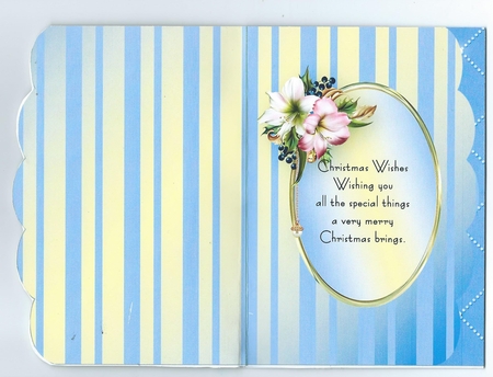 Blue Flower Bauble - Scallop Edged Flower Card Mini Kit by Honorscard Appleby