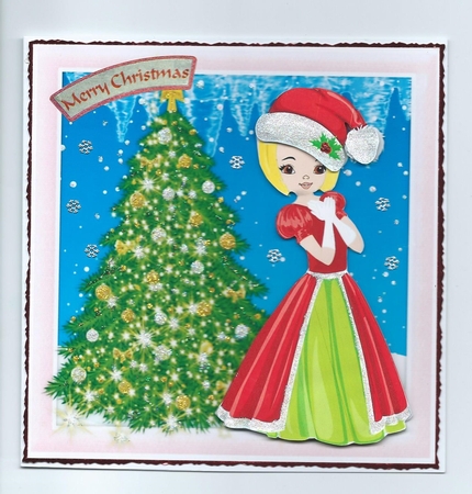 Christmas Princess in the Snow  by Honorscard Appleby