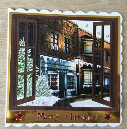Christmas Windows 3 by Honorscard Appleby